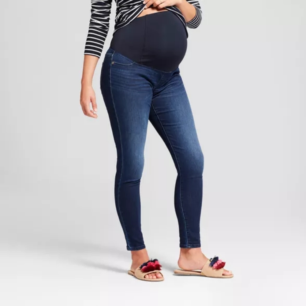 Isabel maternity skinny jeans dark wash size 10